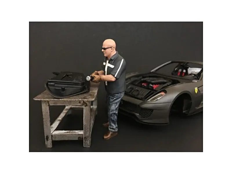 Chop Shop Mr. Fabricator 1/18 Scale Model Figurine by American Diorama