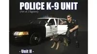 1/18 Scale Police Officer & K9 Dog Unit II Figure by American Diorama