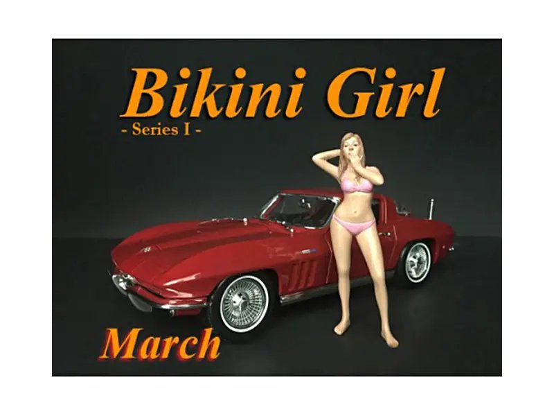 Diecast Model Cars wholesale toys dropshipper drop shipping March Bikini Calendar Girl Figure 1/24 Scale American Diorama 38267 drop shipping wholesale drop ship drop shipper dropship dropshipping toys dropshipper diecast drop shipper dropshippers. March Bikini Calendar Girl Figure 1/24 Scale by American Diorama - Perfect for Model Enthusiasts