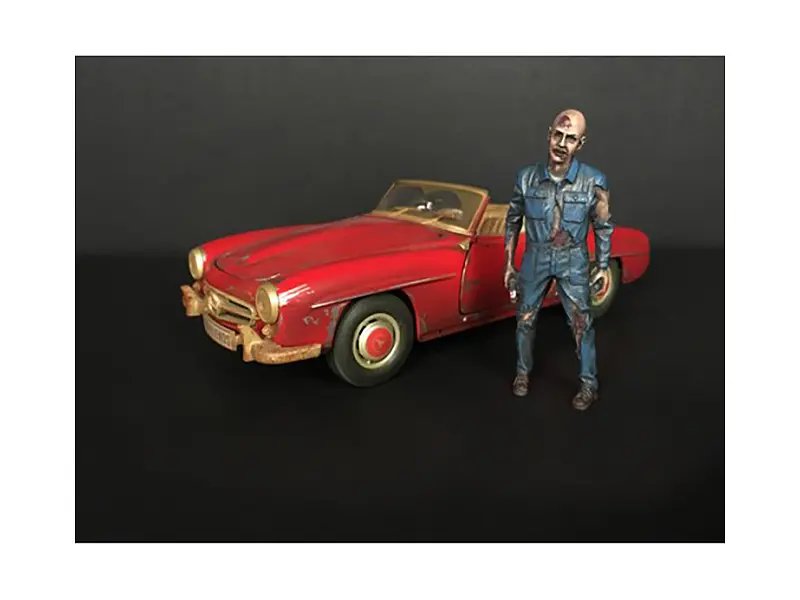 Zombie Mechanic Figurine I for 1/24 Scale Models by American Diorama – Perfect for Diorama Enthusiasts
