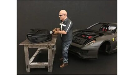 Chop Shop Mr. Fabricator 1/24 Scale Model Figurine by American Diorama