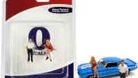 Vintage 70s Figurines Set II for 1/43 Scale Models by American Diorama