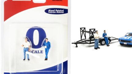 Tim and Larry Mechanics Figurines Set for 1/43 Scale Models by American Diorama