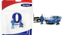 John and Tony Mechanics Set of 2 Figurines for 1/43 Scale Models by American Diorama