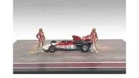 Enhance Your 1/43 Scale Models with 'Race Day' Diecast Figures Set 6 by American Diorama
