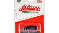 Limited Edition Lamborghini Huracan 1/64 Diecast Model - Matt Dark Blue with White Stripes by Schuco