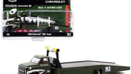1968 Chevrolet C60 Flatbed Truck Diecast Model - Limited Edition 1/64 by M2 Machines