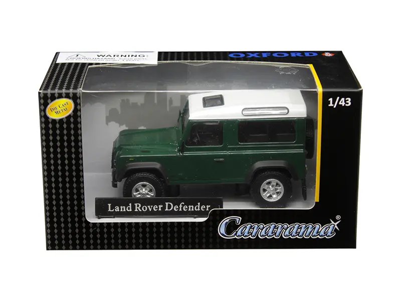 Land Rover Defender Dark Green 1/43 Diecast Model Car by Cararama – Perfect Collectible Gift