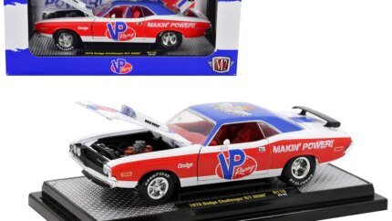Limited Edition 1970 Dodge Challenger R/T Hemi Diecast Model - VP Racing 1/24 by M2 Machines