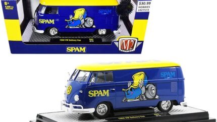 Limited Edition 1960 Volkswagen Delivery Van 'Spam' Diecast Model 1/24 by M2 Machines