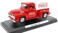 Vintage 1955 Ford F-100 Coca-Cola Diecast Model 1/24 by Motor City Classics