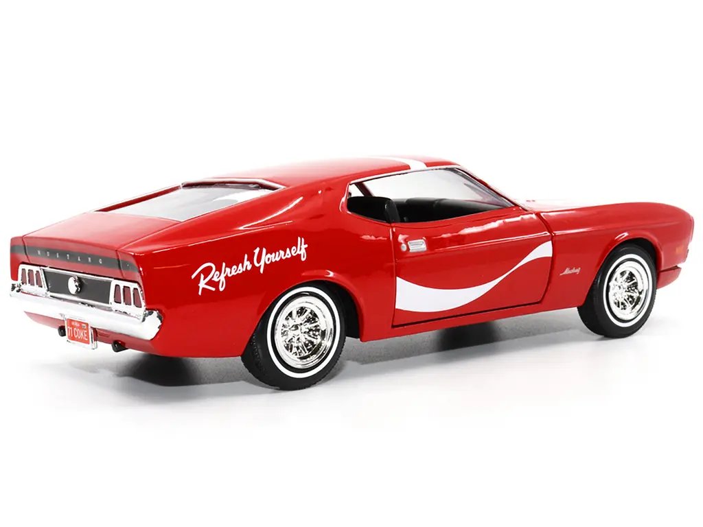 1971 Ford Mustang Sportsroof Coca-Cola Diecast Model 1/24 by Motor City Classics
