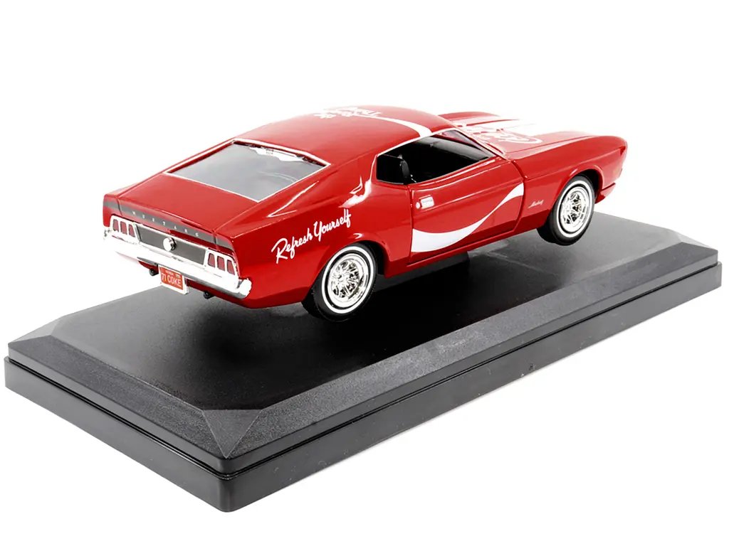 1971 Ford Mustang Sportsroof Coca-Cola Diecast Model 1/24 by Motor City Classics 2 1971 Ford Mustang Sportsroof Coca-Cola Diecast Model 1/24 by Motor City Classics - Image 2