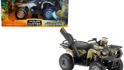 Authentic Suzuki Vinson 500 4X4 Green ATV 1/12 Diecast Model by New Ray