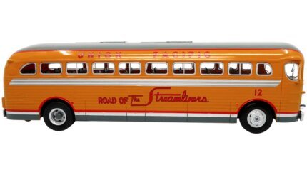 Vintage 1948 GM PD-4151 Silversides Coach Bus - Union Pacific Steamliners Collectible