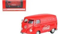 Vintage 1962 Volkswagen Coca Cola Cargo Van Red 1/43 Diecast Model by Motorcity Classics