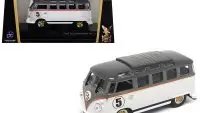 Vintage 1962 Volkswagen Microbus #5 White 1/43 Diecast Model by Road Signature