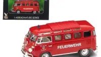 1962 Volkswagen Microbus Police Fire Dept 1/43 Diecast Model by Road Signature