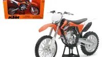 2011 KTM 350 SX-F Orange Dirt Bike 1/12 Model by New Ray - Perfect Collectible!