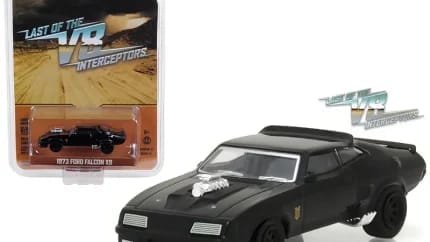 1973 Ford Falcon XB Black V8 Interceptor Diecast Model - Greenlight Hollywood Series 1/64