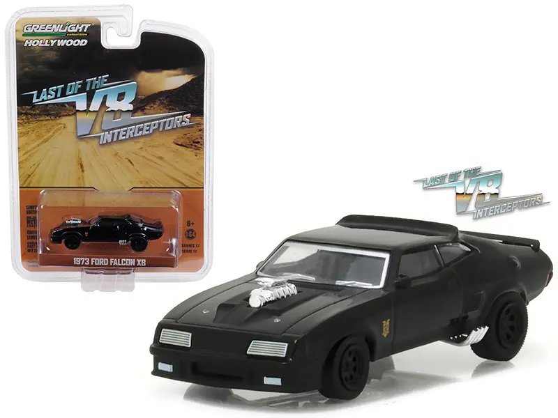 Diecast Model Cars wholesale toys dropshipper drop shipping 1972 Ford Falcon XB Last of the V8 Interceptors Movie 1979 Hollywood Series 17 1/64 Greenlight 44770 A drop shipping wholesale drop ship drop shipper dropship dropshipping toys dropshipper d 1973 Ford Falcon XB Black V8 Interceptor Diecast Model - Greenlight Hollywood Series 1/64