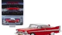 1958 Plymouth Fury Red with White Top "Christine" (1983) Movie "Hollywood Series" Release 23 1/64 Diecast Model Car by Greenlight