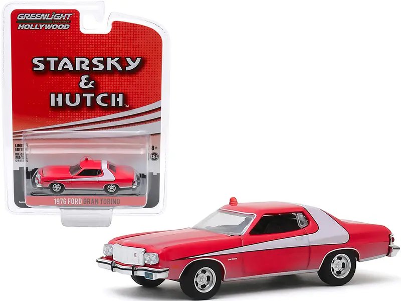 1976 Ford Gran Torino Diecast – Starsky & Hutch TV Series 1/64 Model by Greenlight