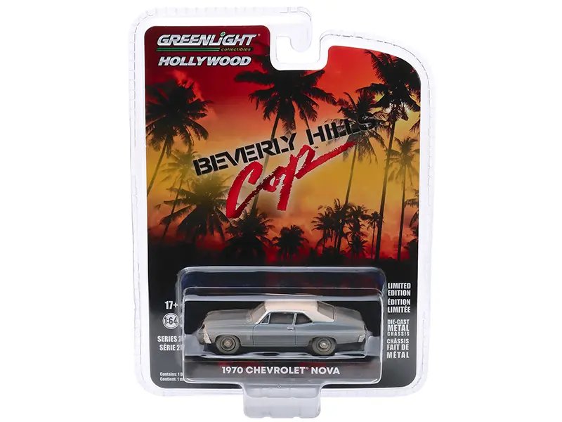 1970 Chevrolet Nova Diecast – Beverly Hills Cop Movie Car by Greenlight