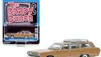 1969 Plymouth Satellite Station Wagon Diecast - Gold 'Brady Bunch' TV Series Collectible by Greenlight