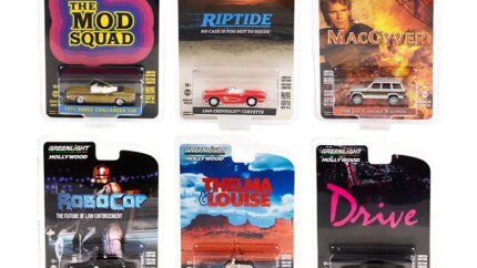 Hollywood Series" Set of 6 pieces Release 34 1/64 Diecast Model Cars by Greenlight