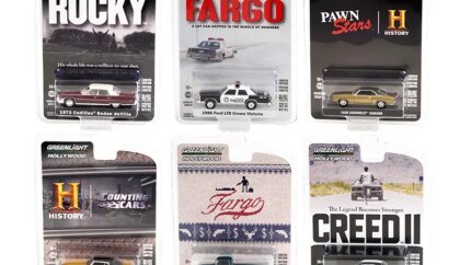 Greenlight Hollywood Series 35: Set of 6 Diecast 1/64 Model Cars