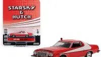 1976 Ford Gran Torino Crashed Version Diecast - Starsky and Hutch TV Series 1/64 by Greenlight