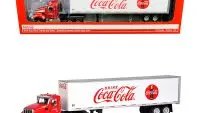 Truck Tractor with 53' Trailer "Drink Coca-Cola" Red and White 1/50 Diecast Model by Motorcity Classics