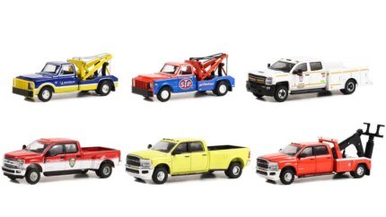 Greenlight Series 11 Dually Drivers 1/64 Diecast Trucks Set of 6 - Collectible Model Cars