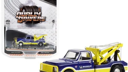1967 Chevrolet C-30 Dually Wrecker Tow Truck Diecast Model - Michelin Service Center Edition by Greenlight
