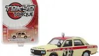 1969 Datsun 510 BRE Rally Diecast Model - Tokyo Torque Series 7 by Greenlight