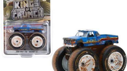1996 Ford F-250 Bigfoot #7 Blue Monster Truck Diecast 1/64 Model - Kings of Crunch Series 7 Collectible