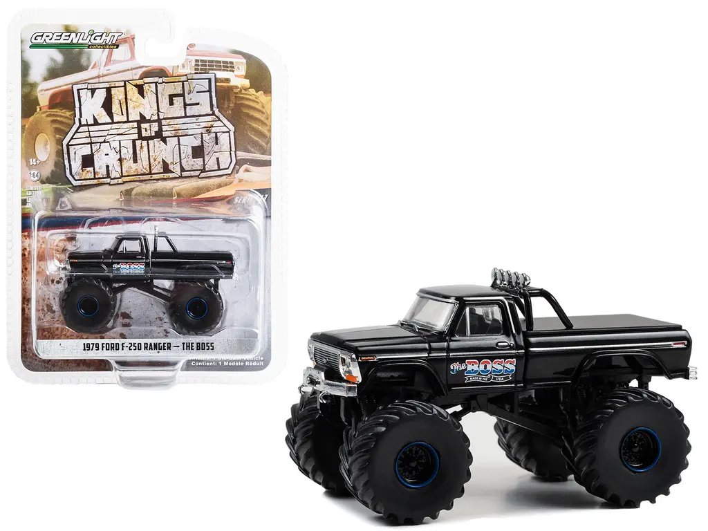 1979 Ford F-250 Ranger Monster Truck Diecast – ‘The Boss’ Kings of Crunch Series 13 by Greenlight
