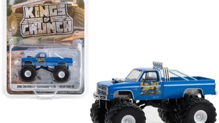 1985 Chevrolet Silverado C-10 Monster Truck 'Bear Foot III' Diecast Model - Kings of Crunch Series 13 by Greenlight
