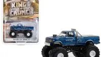 1987 Ford F-250 Bigfoot #3 Blue Metallic Monster Truck Diecast 1/64 by Greenlight