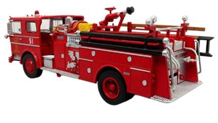 Limited Edition 1973 Ward LaFrance LA County Fire Engine Diecast Model - 50th Anniversary "Emergency!