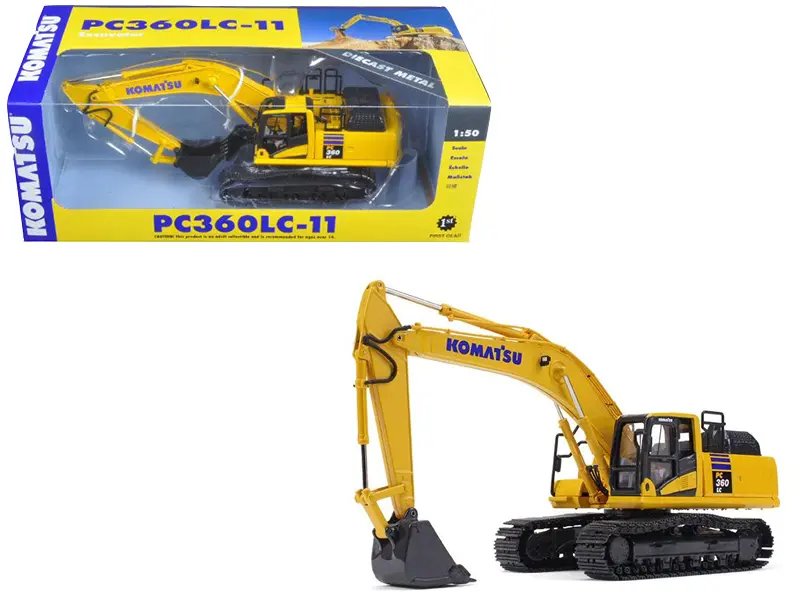 Komatsu PC360LC-11 Excavator 1/50 Diecast Model by First Gear – Premium Collectible