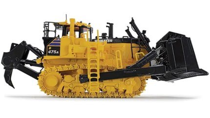 Komatsu D475A-8 Dozer with Ripper 1/50 Diecast Model - First Gear Collectible