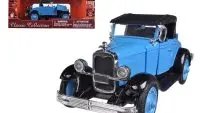 Vintage 1928 Chevrolet Roadster Blue 1/32 Diecast Model Car by New Ray – Collectible Classic