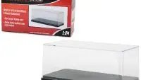 Premium 1/24 Scale Model Display Case with Black Base by Greenlight