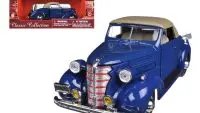 1938 Chevrolet Master Convertible Blue 1/32 Diecast Model Car by New Ray - Classic Collectible