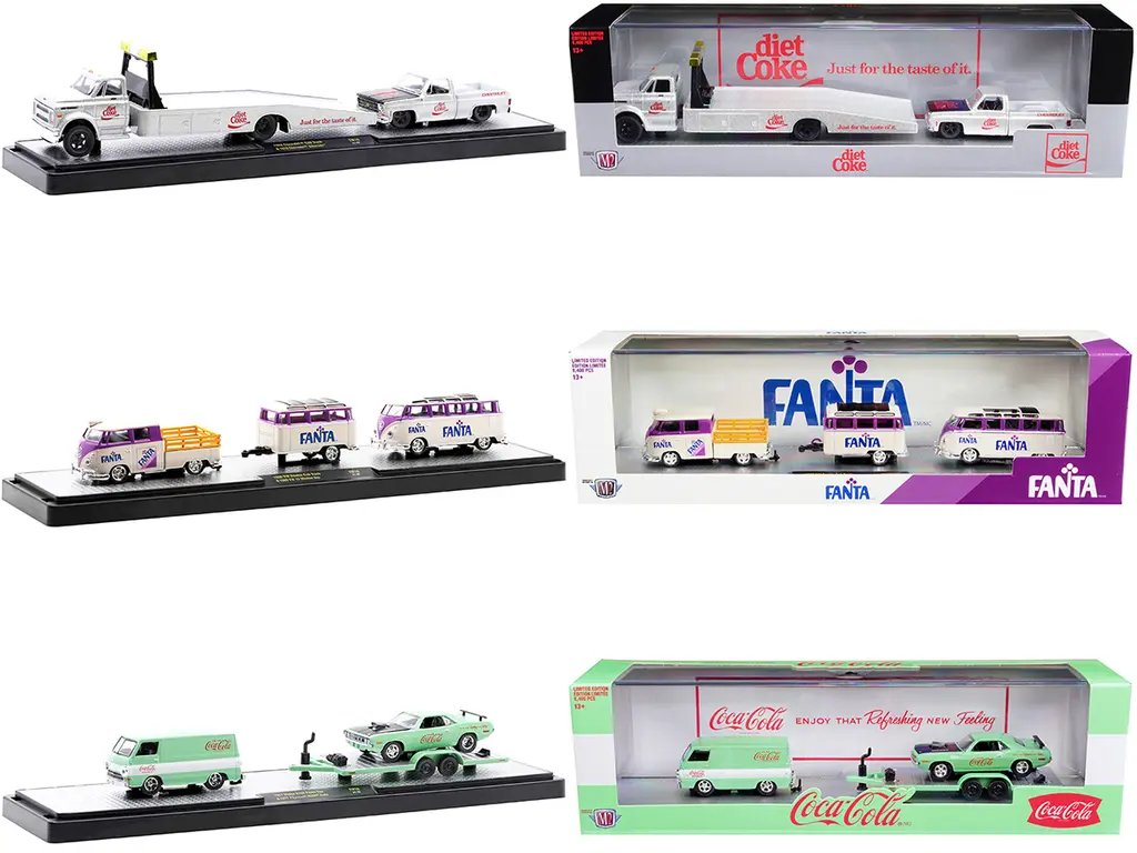 Limited Edition M2 Machines 1/64 Diecast Auto Haulers '3 Sodas' Set - Release 16 (8400 Worldwide) 3 Limited Edition M2 Machines 1/64 Diecast Auto Haulers '3 Sodas' Set - Release 16 (8400 Worldwide) - Image 3