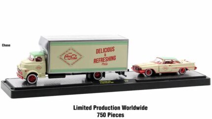Limited Edition Coca-Cola Auto Haulers Set: 1/64 Diecast Models by M2 Machines - Only 8400 Worldwide