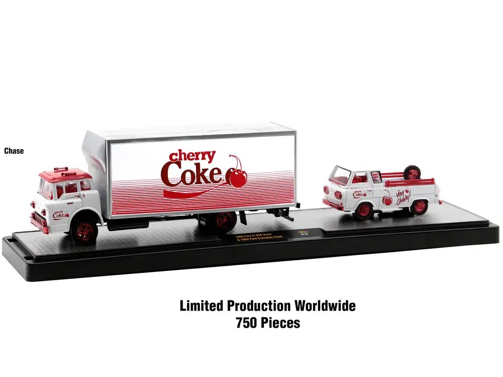 Limited Edition Coca-Cola Auto Haulers Set: 1/64 Diecast Model Cars by M2 Machines