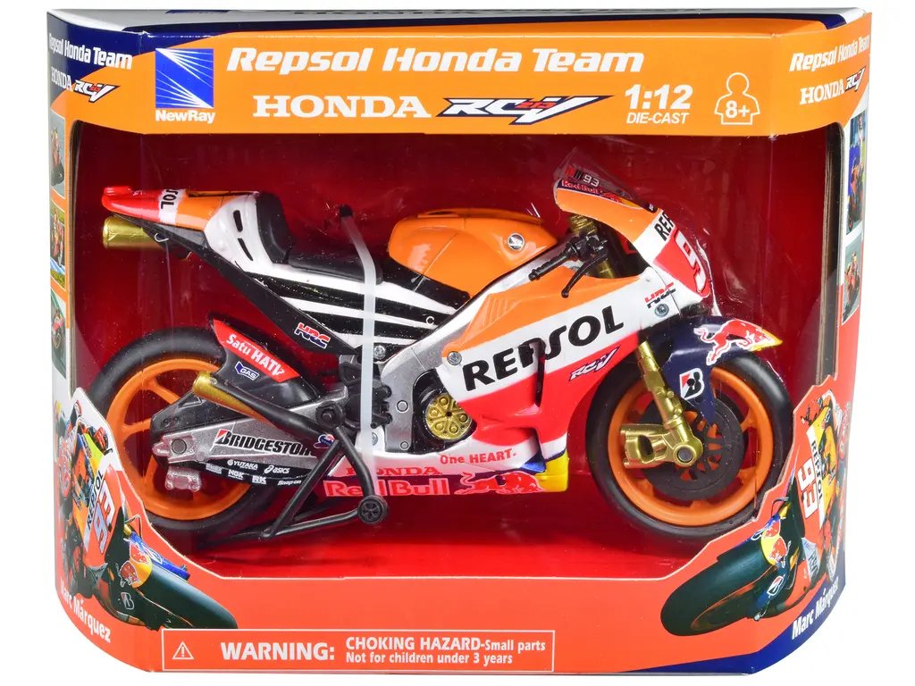 Diecast Model Cars wholesale toys dropshipper drop shipping Honda RC213V Motorcycle 93 Marc Marquez Repsol Honda Team MotoGP 2015 1/6 New Ray 57753 drop shipping wholesale drop ship drop shipper dropship dropshipping toys dropshipper diecast drop shi Buy Honda RC213V #93 Marc Marquez 1/12 Diecast Model - 2015 Repsol MotoGP by New Ray